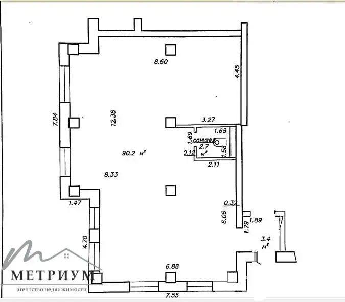 Купить офис на ул. Янковского, д. 44 в Минске, 150000USD, код 8777 - фото 10
