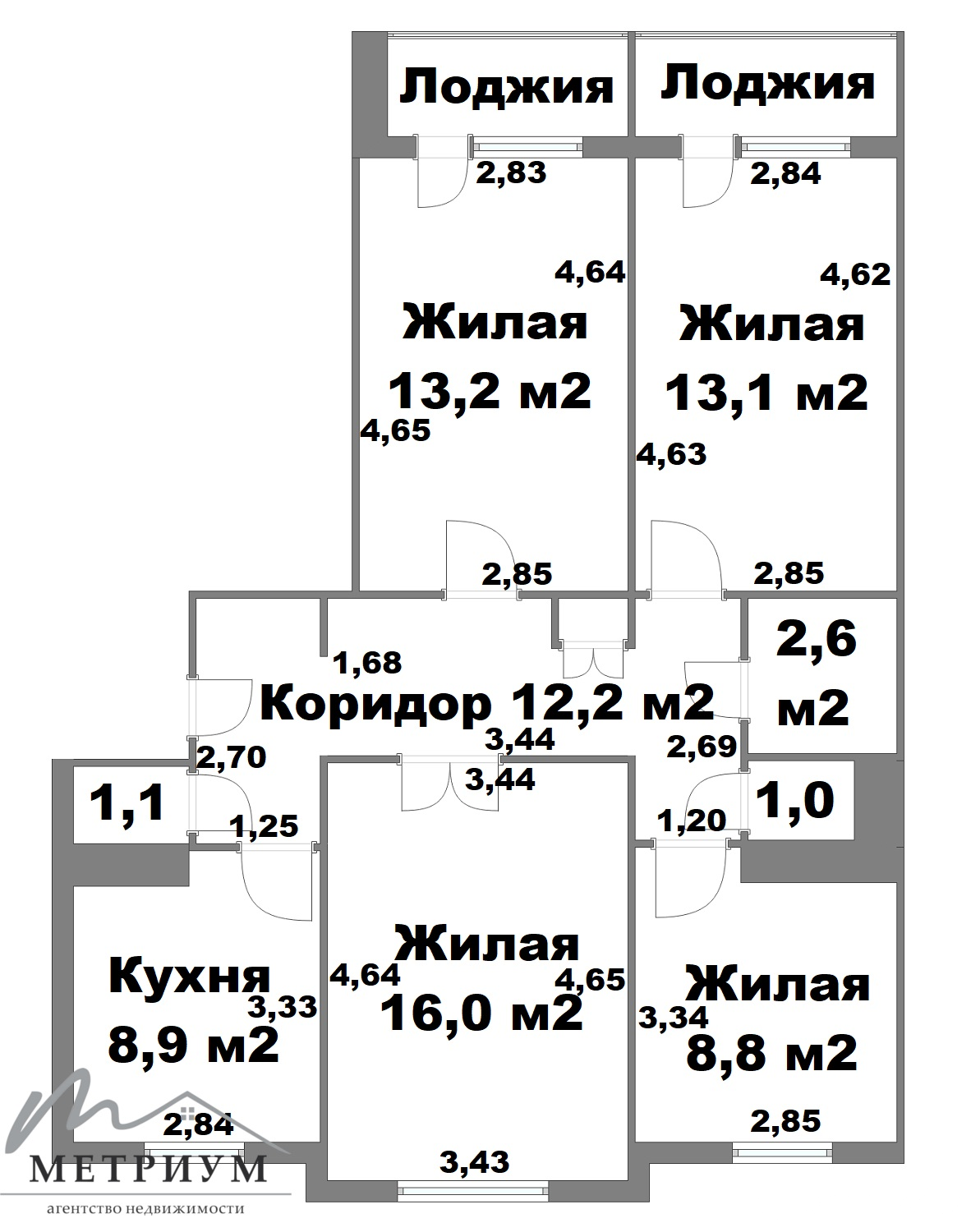 Купить 4-комнатную квартиру в Минске, ул. Рафиева, д. 113, 82500 USD, код: 993651 - фото 2