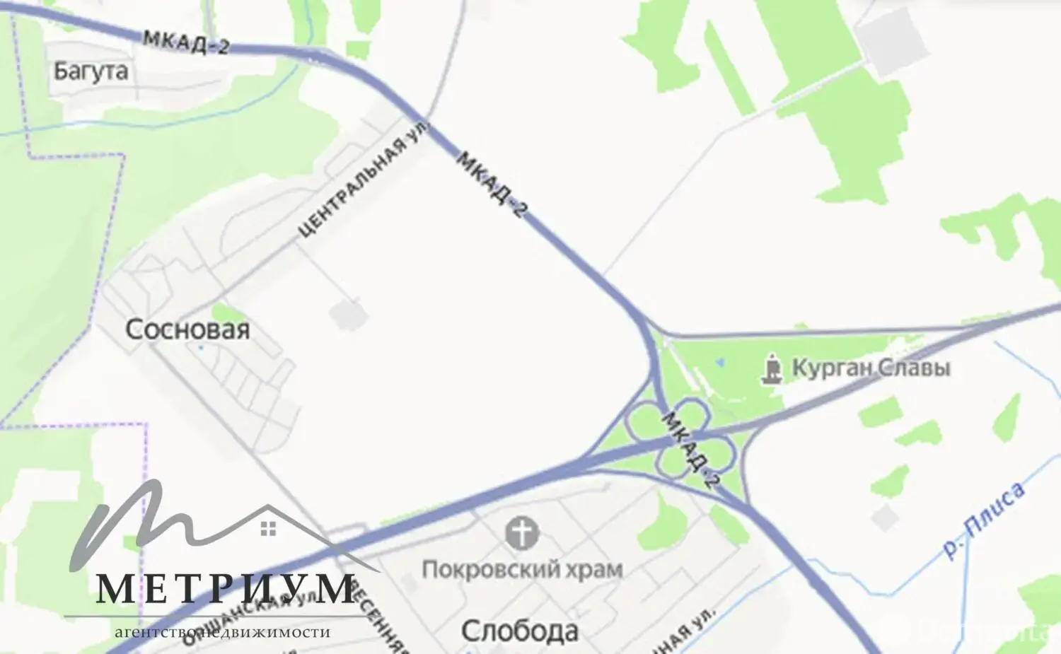 Стоимость продажи участка, Сосновая, 