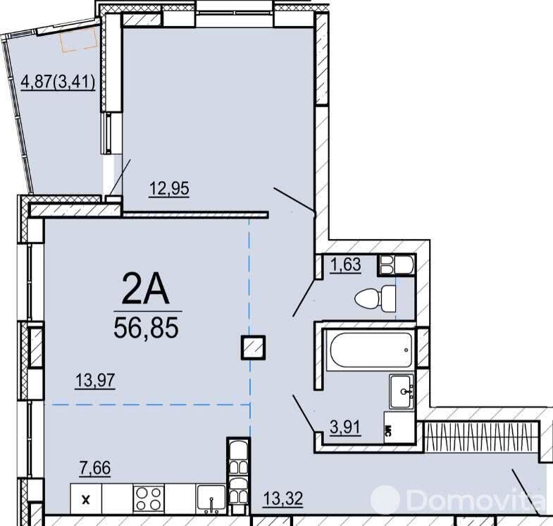 Продажа 2-комнатной квартиры в Минске, ул. Нововиленская, д. 61, 93234 USD, код: 1012870 - фото 3