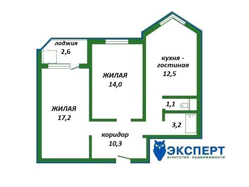 Купить 2-комнатную квартиру в Лесном, ул. Александрова, д. 1, 80000 USD, код: 965798 - фото 2