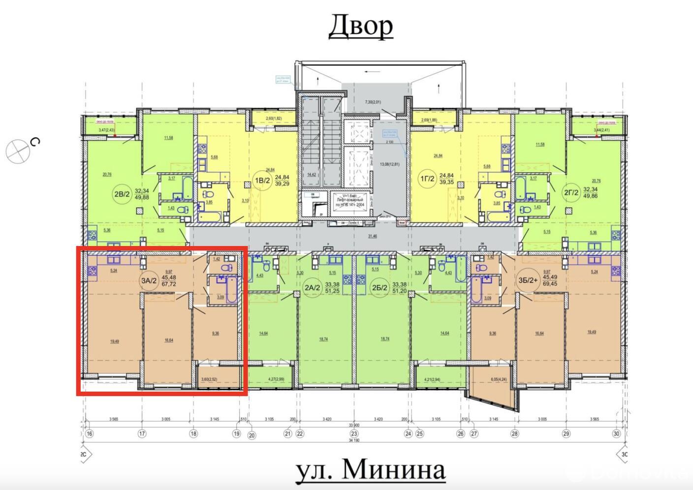 продажа квартиры, Минск, ул. Кузьмы Минина, д. 6