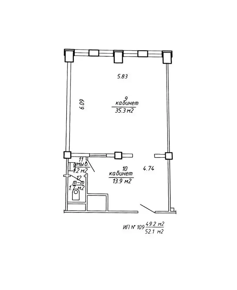 Аренда офиса на ул. Тимирязева, д. 67 в Минске, 800EUR, код 15164 - фото 22