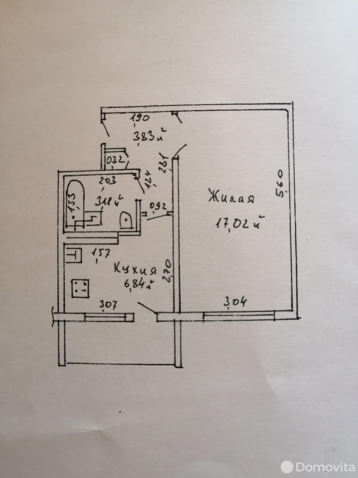 квартира, Гомель, ул. Богдана Хмельницкого, д. 122, стоимость продажи 76 653 р.