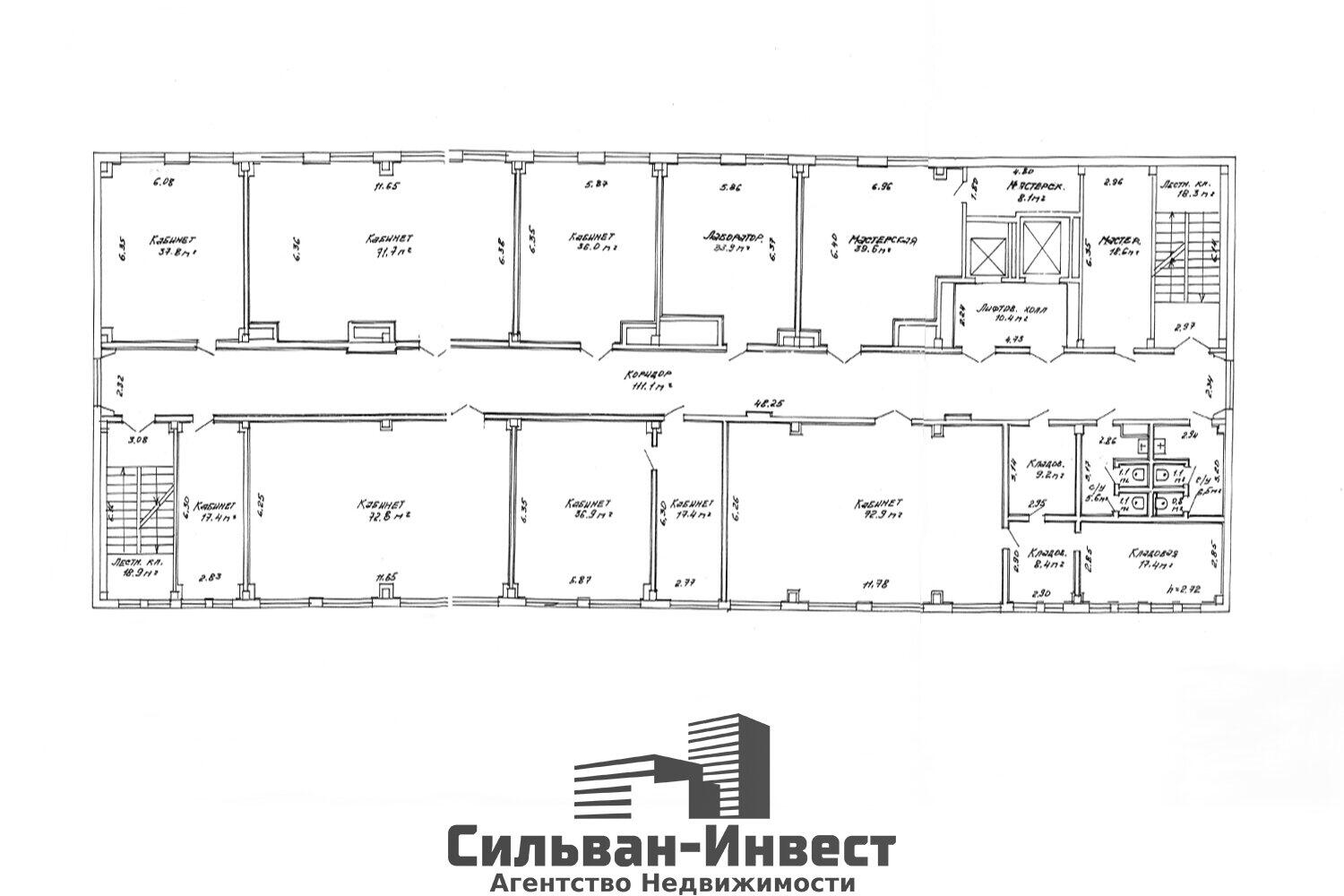 Купить офис на ул. Платонова, д. 22/А в Минске, 1803800USD, код 7022 - фото 42