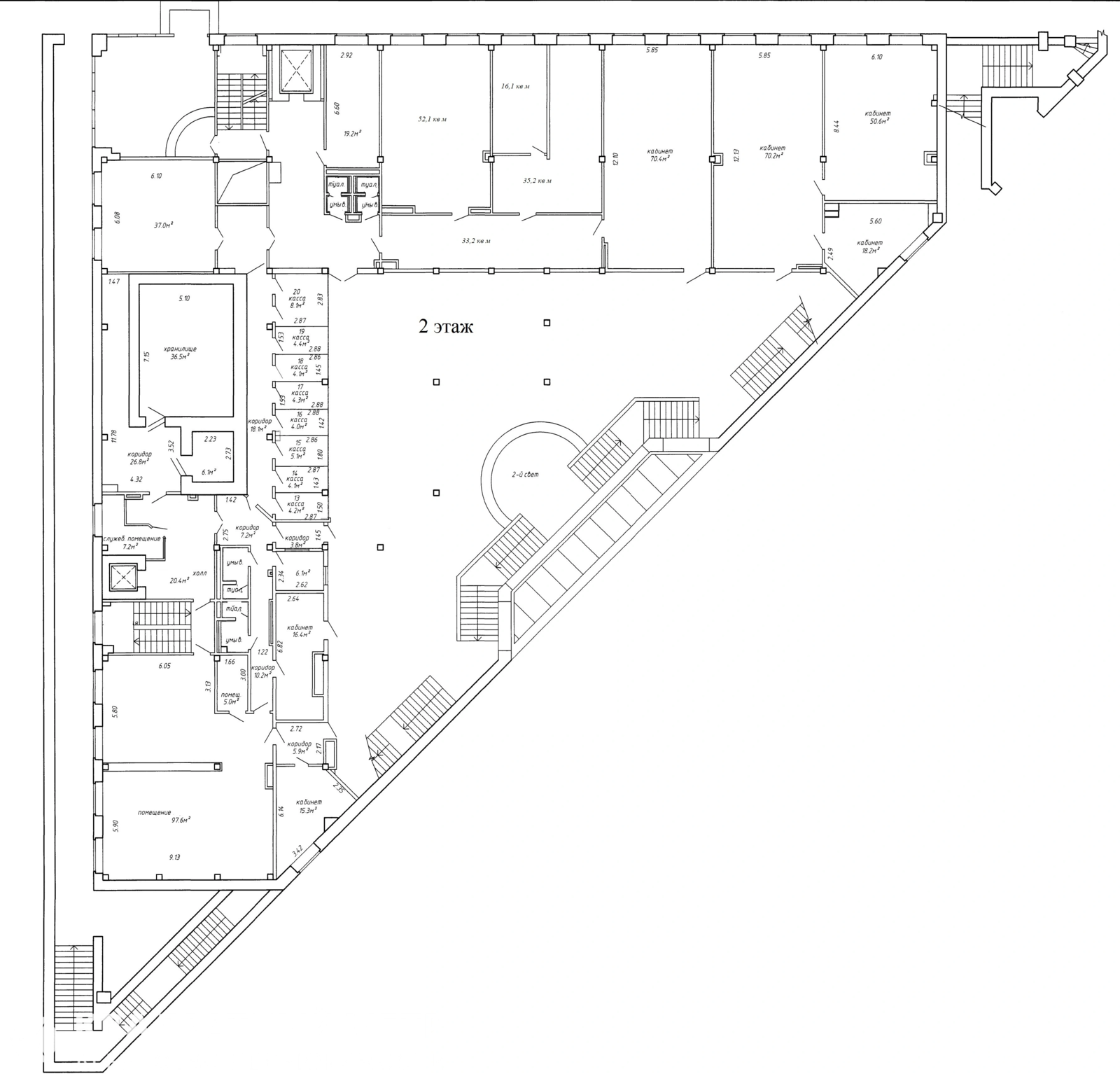 Снять офис на пр-т Машерова, д. 80 в Минске, 480USD, код 15560 - фото 15