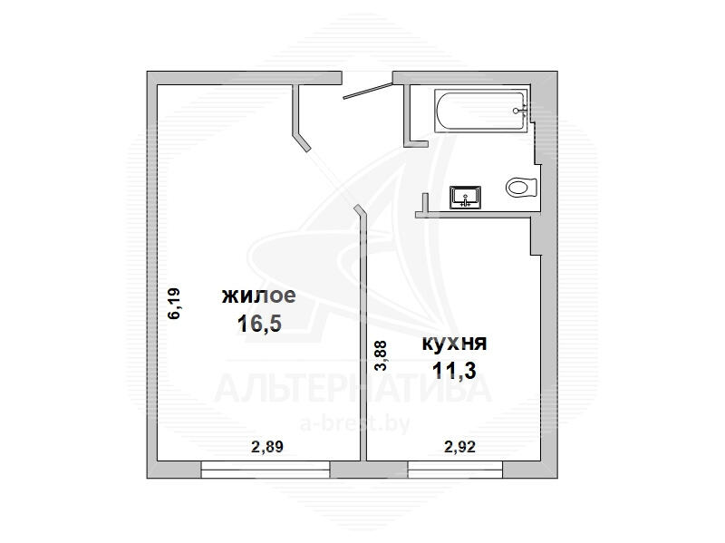 Цена продажи квартиры, Малорита, 