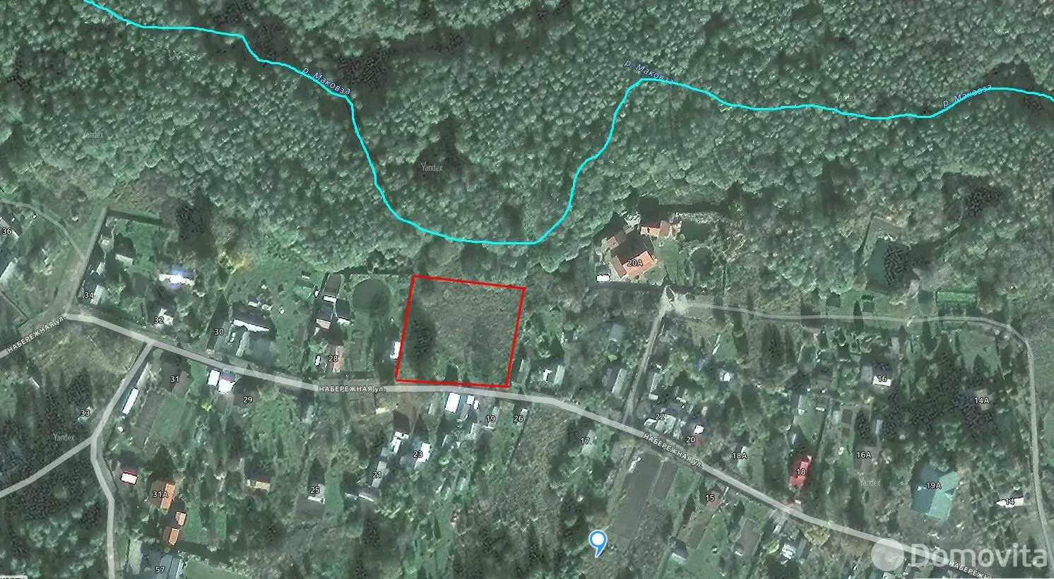 участок, Погребище, ул. Набережная, д. 26/а