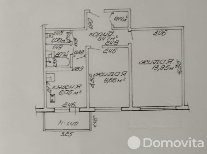 Купить 2-комнатную квартиру в Гомеле, пр-т Октября, д. 33, 35000 USD, код: 1028647 - фото 1