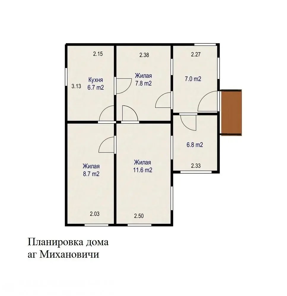 участок, Михановичи, ул. Садовая, д. 33 