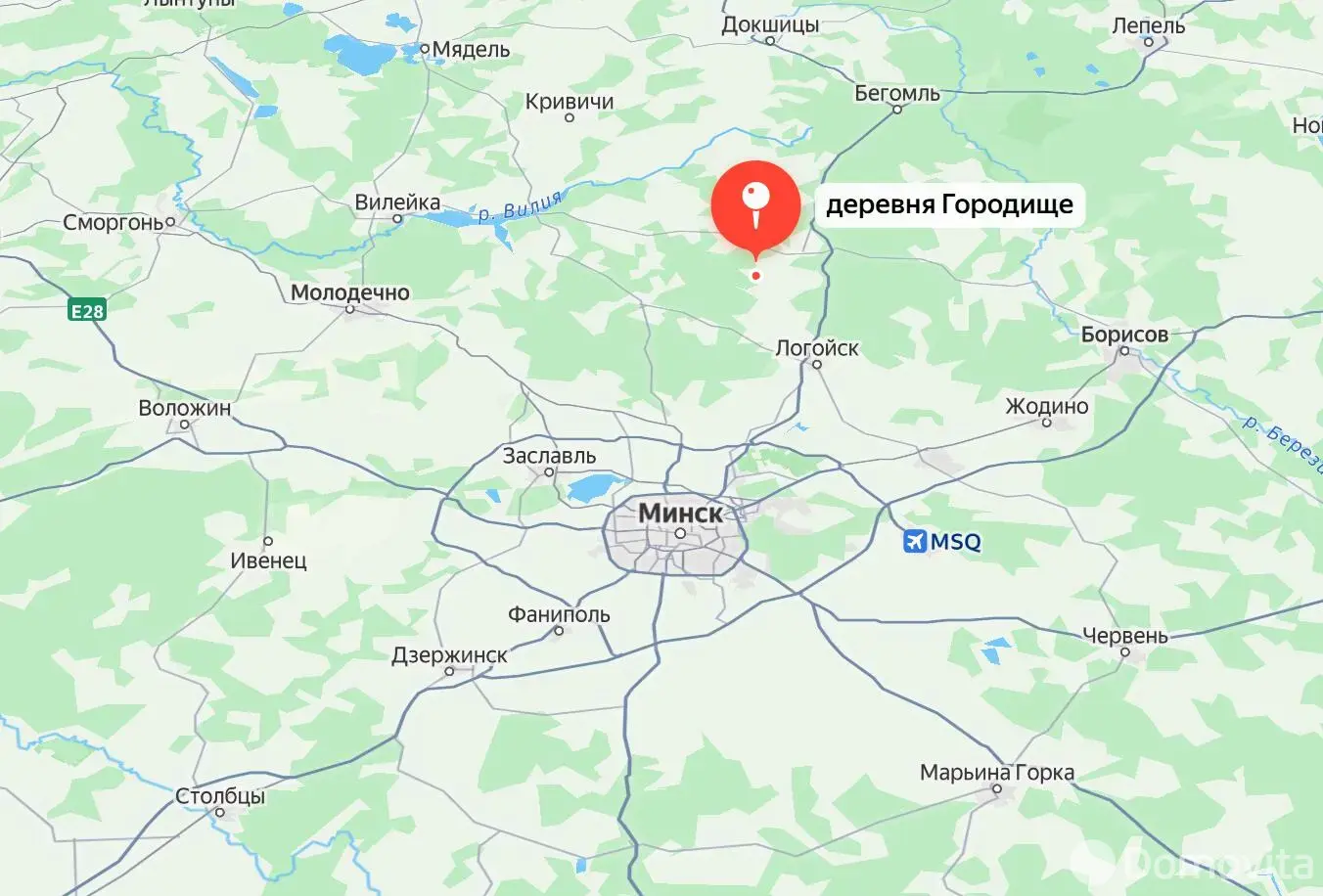 участок, Городище, , стоимость продажи 35 876 р.