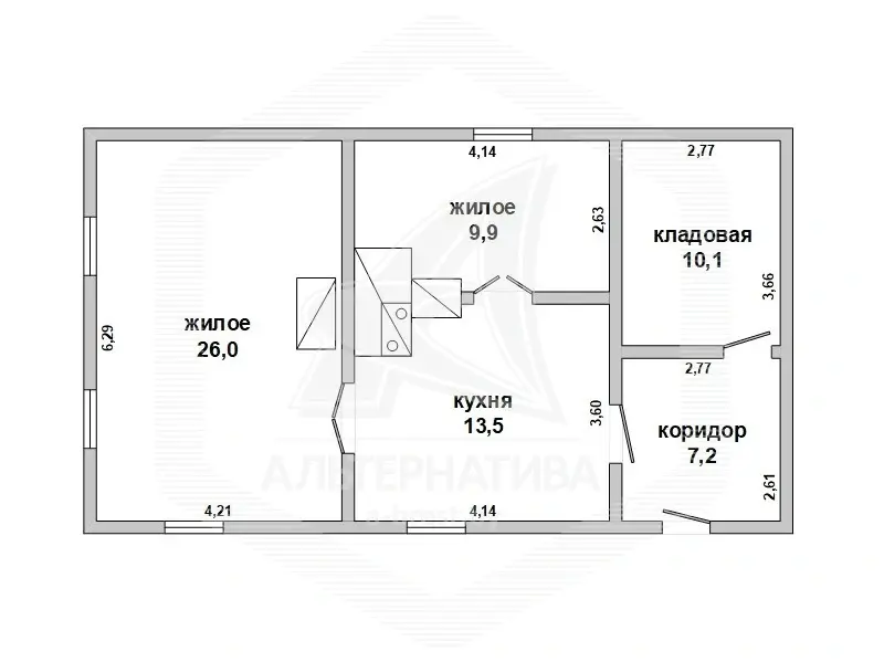 дом, Комаровка, , стоимость продажи 38 065 р.