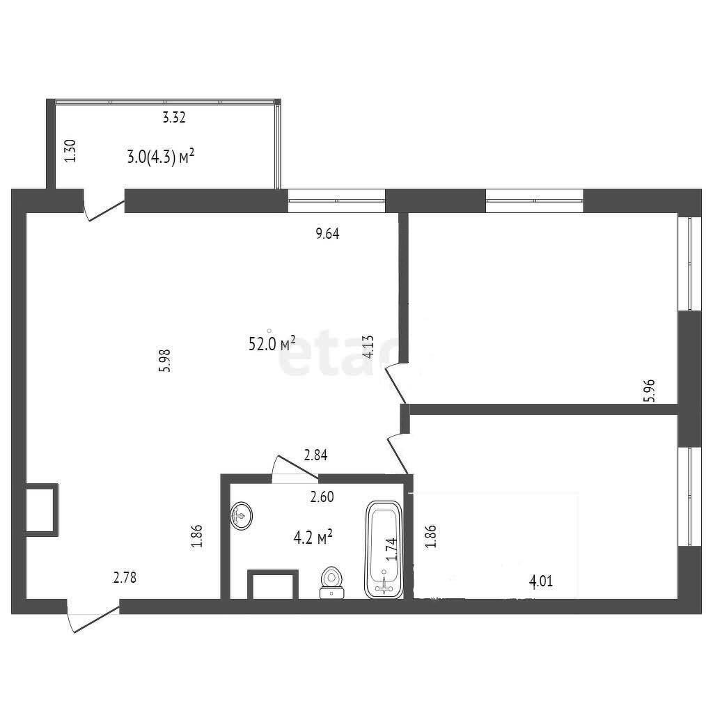 Купить 3-комнатную квартиру в Минске, пр-т Мира, д. 20, 135000 USD, код: 1010167 - фото 6