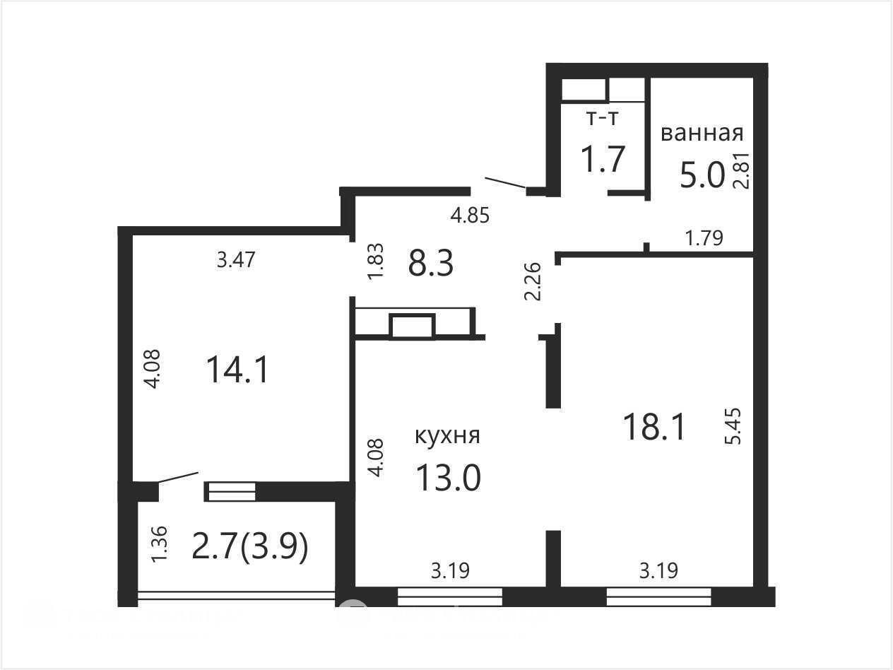 Купить 2-комнатную квартиру в Минске, ул. Волгоградская, д. 86, 107000 USD, код: 991369 - фото 2