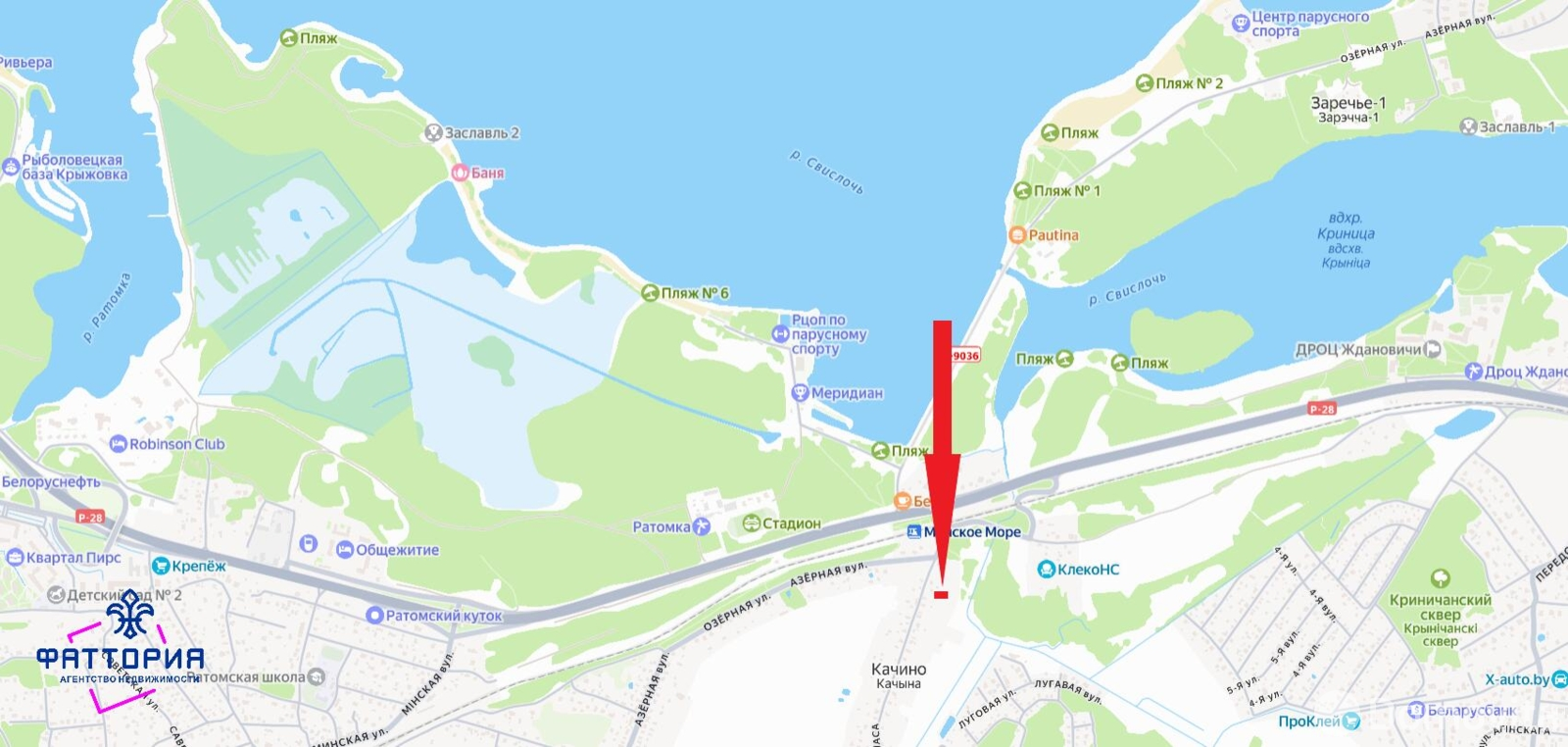 участок, Качино, ул. Я.Коласа, д. 1 