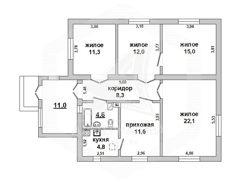 Стоимость продажи дома, Брест, 