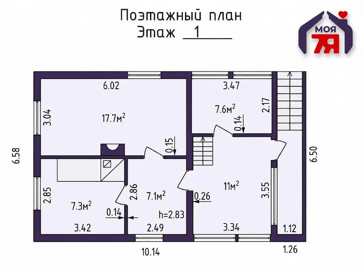 Продажа 3-этажной дачи в Белстандарт Минская область, 54900USD, код 185453 - фото 29