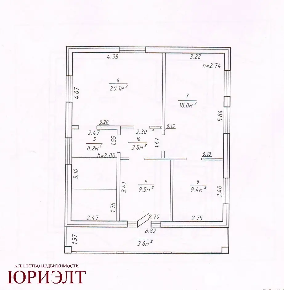 Цена продажи дома, Высокое, ул. Луговая