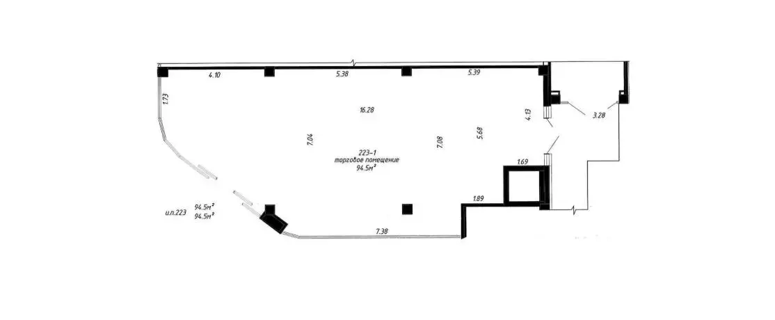 торговый объект, Минск, ул. Петра Мстиславца, д. 12