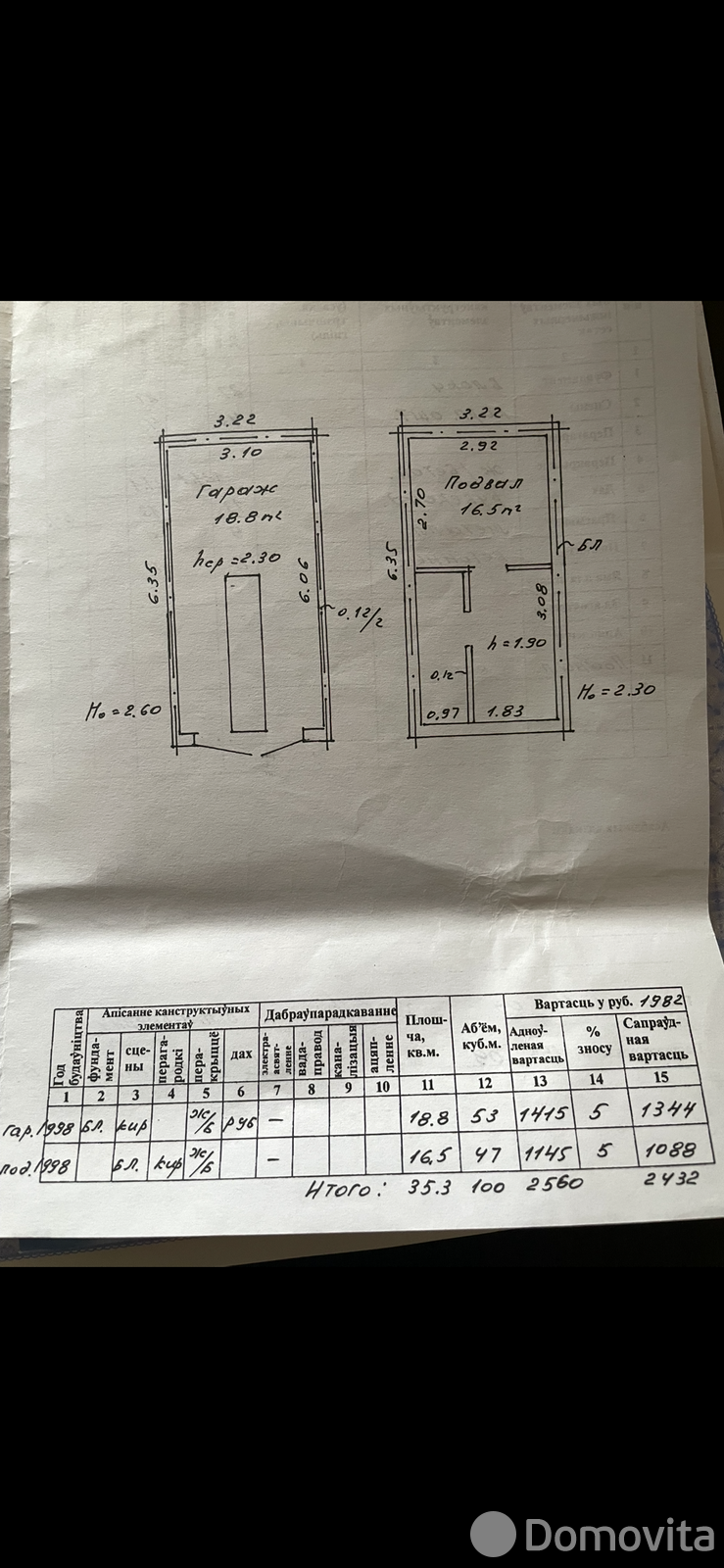 гараж, Минск, ул. Стебенева, д. 1, стоимость продажи 31 778 р.