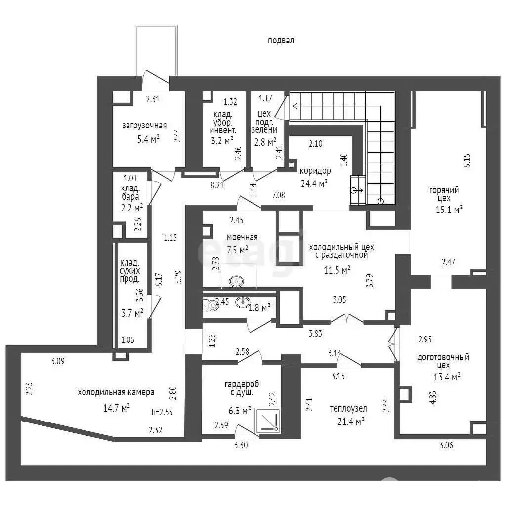Купить помещение под сферу услуг в Минске, ул. Кирова, д. 2 - фото 26
