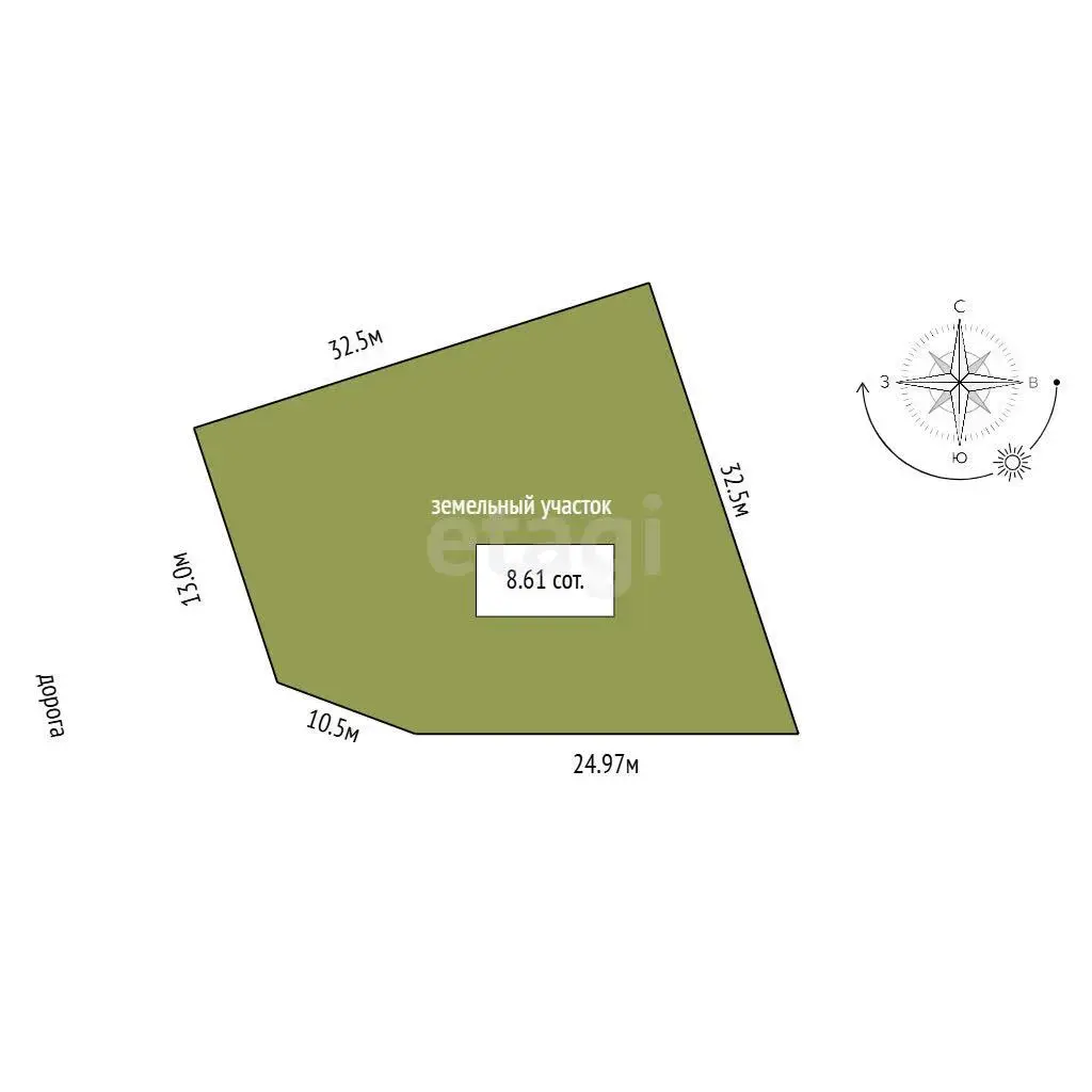 Стоимость продажи участка, ХОЛМОГОРЬЕ, д. 27/23