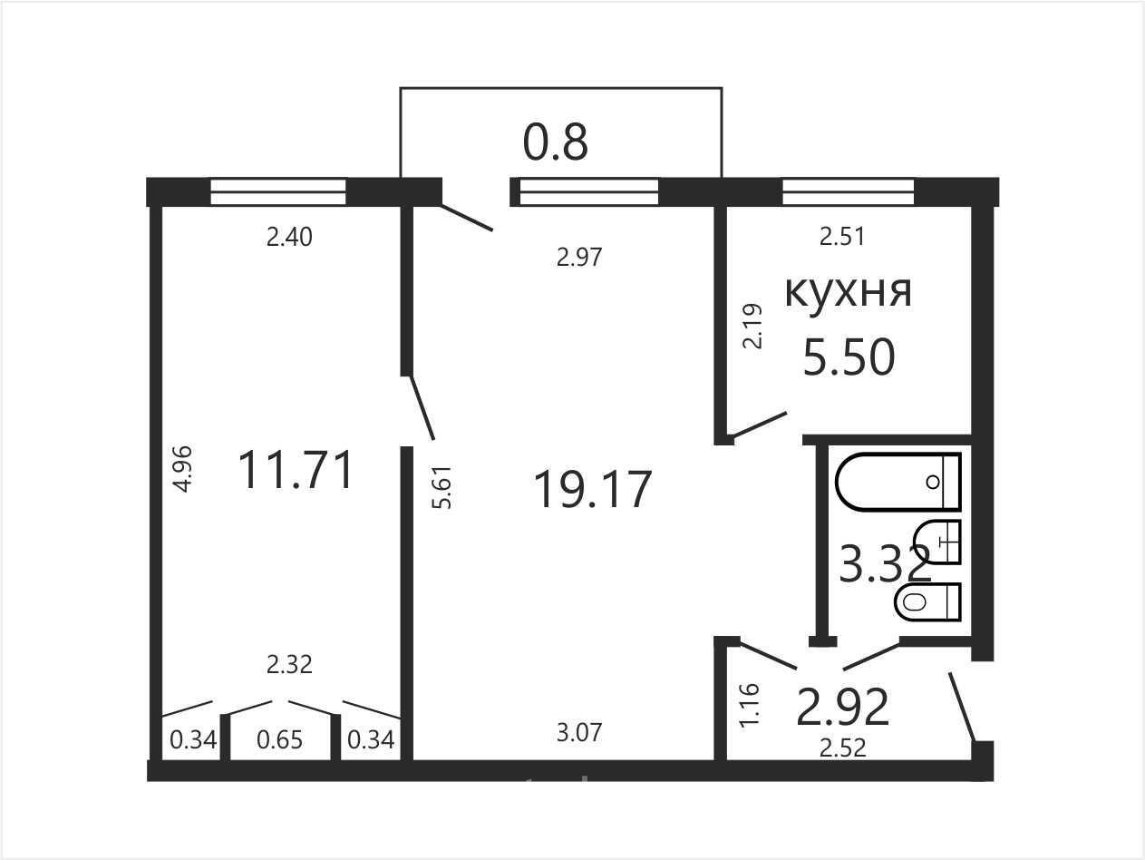 квартира, Минск, пр-т Жукова, д. 21/3 