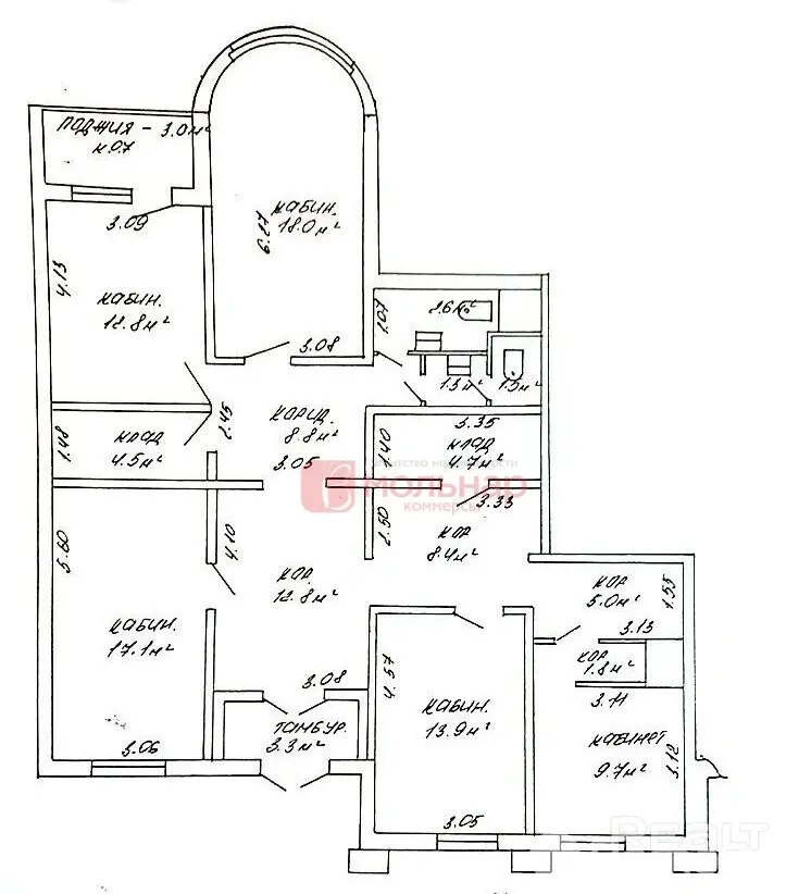 Снять торговое помещение на ул. Лещинского, д. 55 в Минске, 1937USD, код 967464 - фото 11