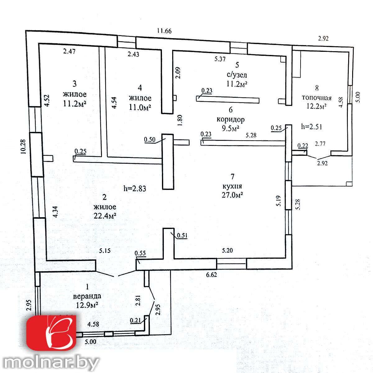 Продажа 1-этажного дома в Осиновке, Гродненская область ул. Мира, 130000USD, код 625862 - фото 3