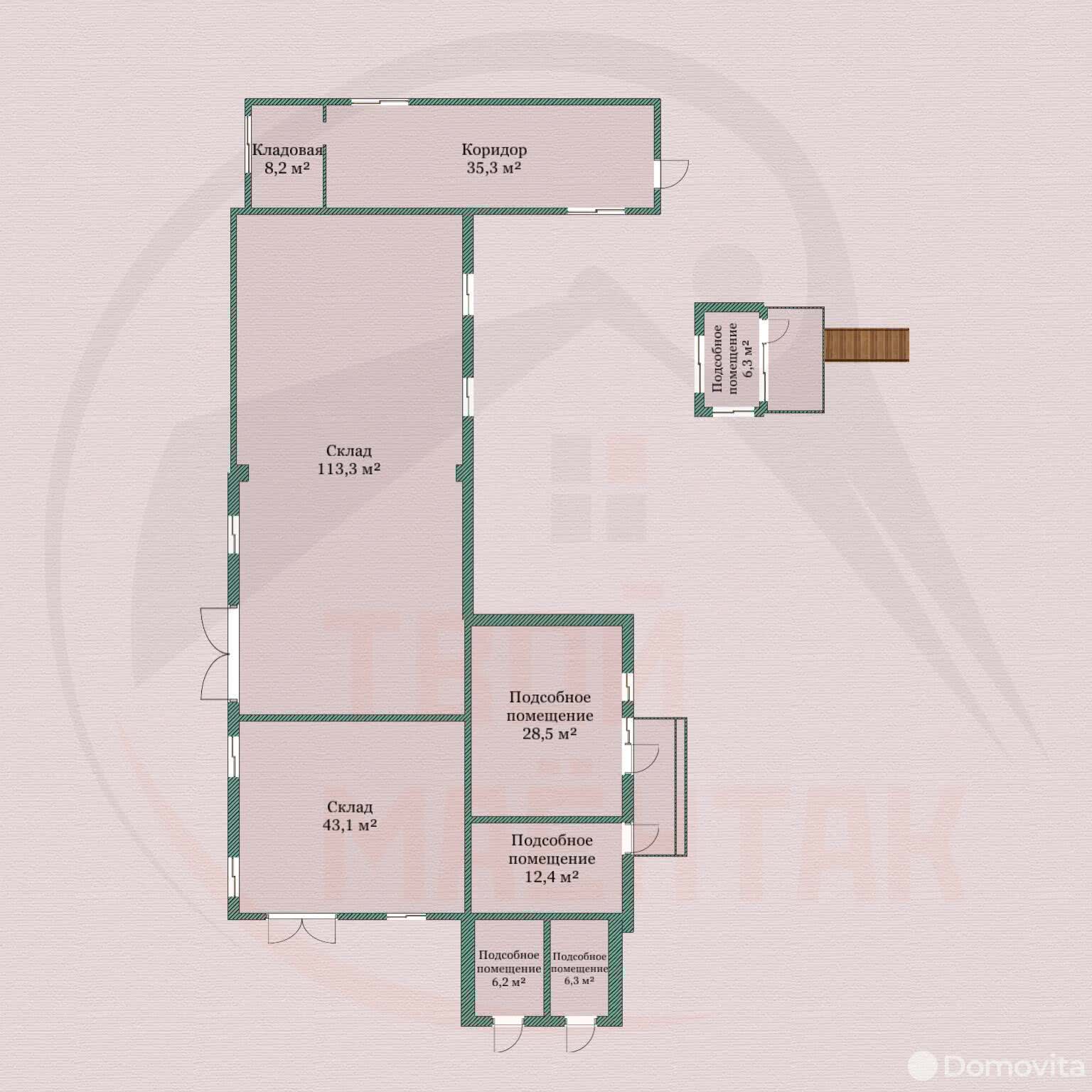 Купить складское помещение на ул. Нормандия-Неман в Борисове - фото 26