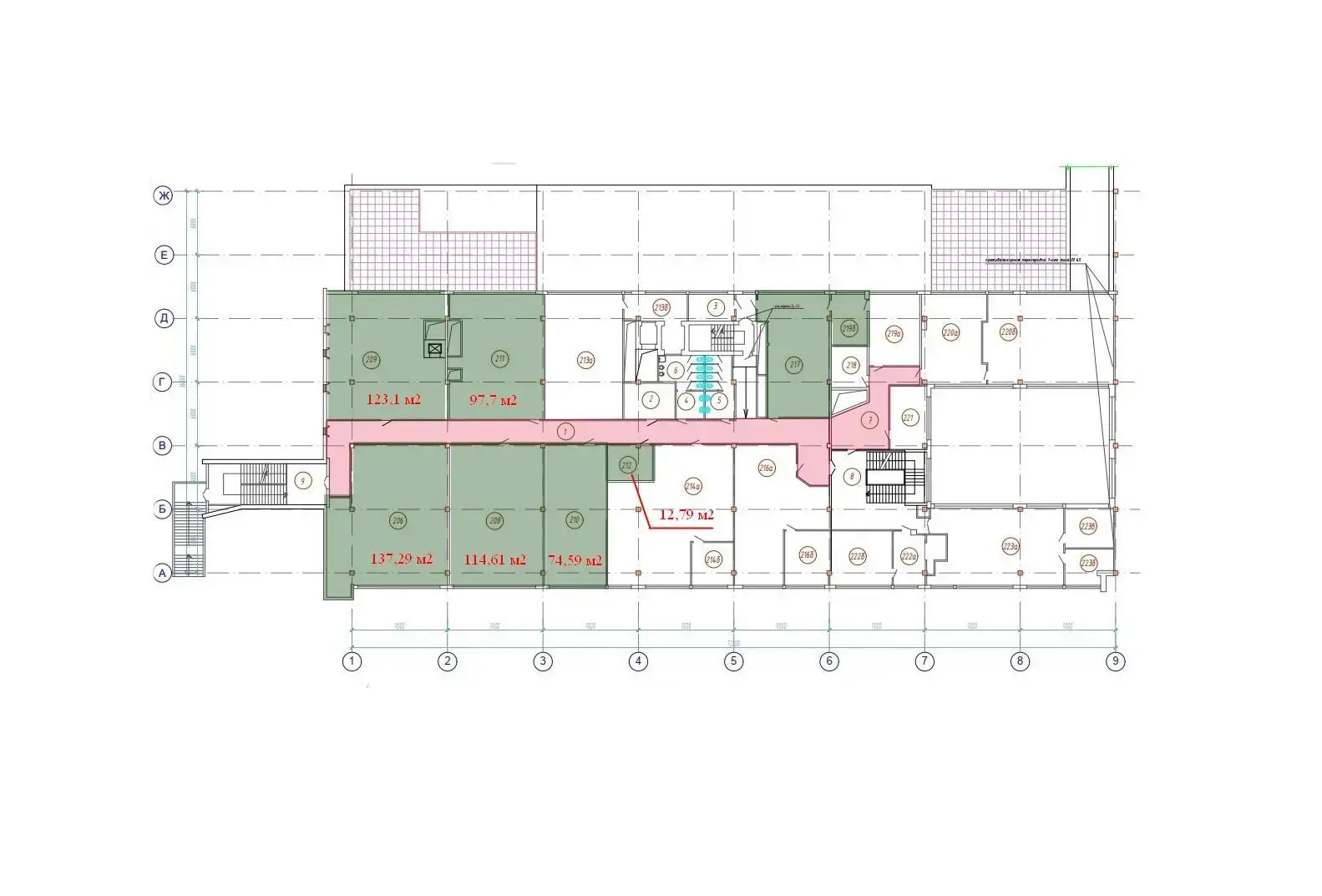 Аренда офиса на ул. Притыцкого, д. 62 в Минске, 745EUR, код 16811 - фото 11