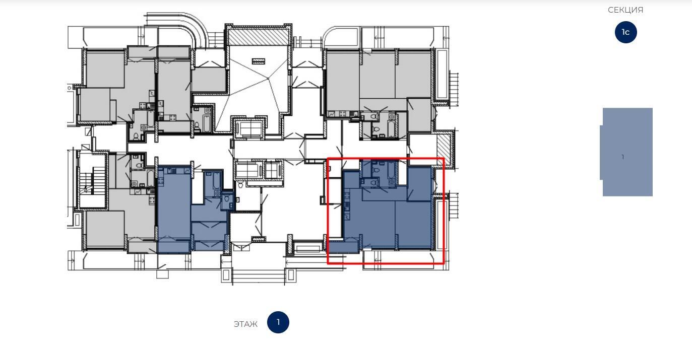 Купить 2-комнатную квартиру в Минске, ул. Белградская, д. 6, 94080 EUR, код: 1093847 - фото 2