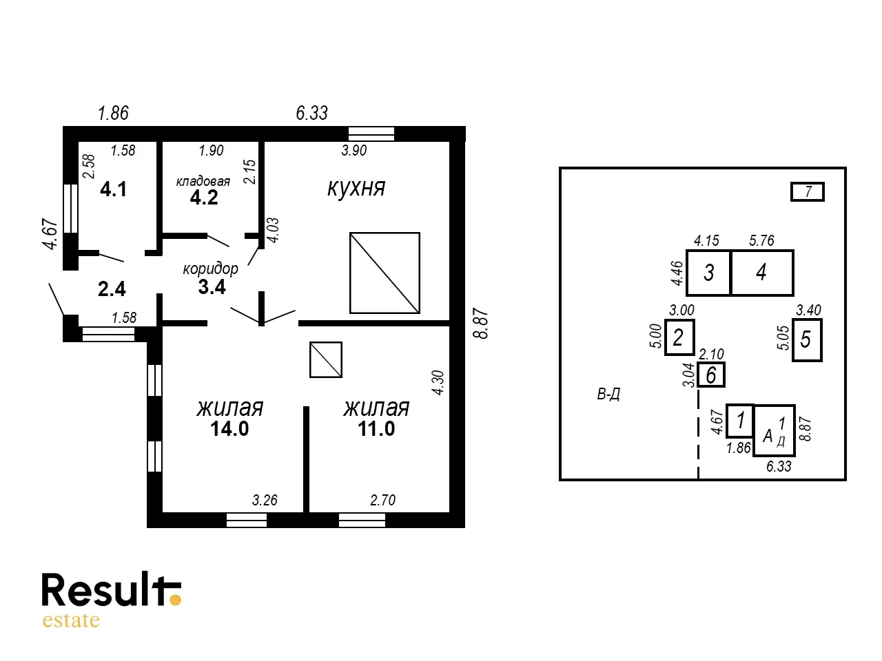 дом, Отцеда, ул. Школьная, д. 10, стоимость продажи 55 756 р.