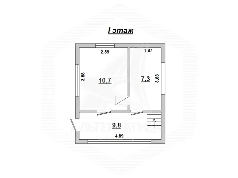 Продажа 2-этажной дачи в Журавинка Учреждение образования Брестский государственный профессиональный лицей строителей Брестская область, 19800USD, код 170593 - фото 12