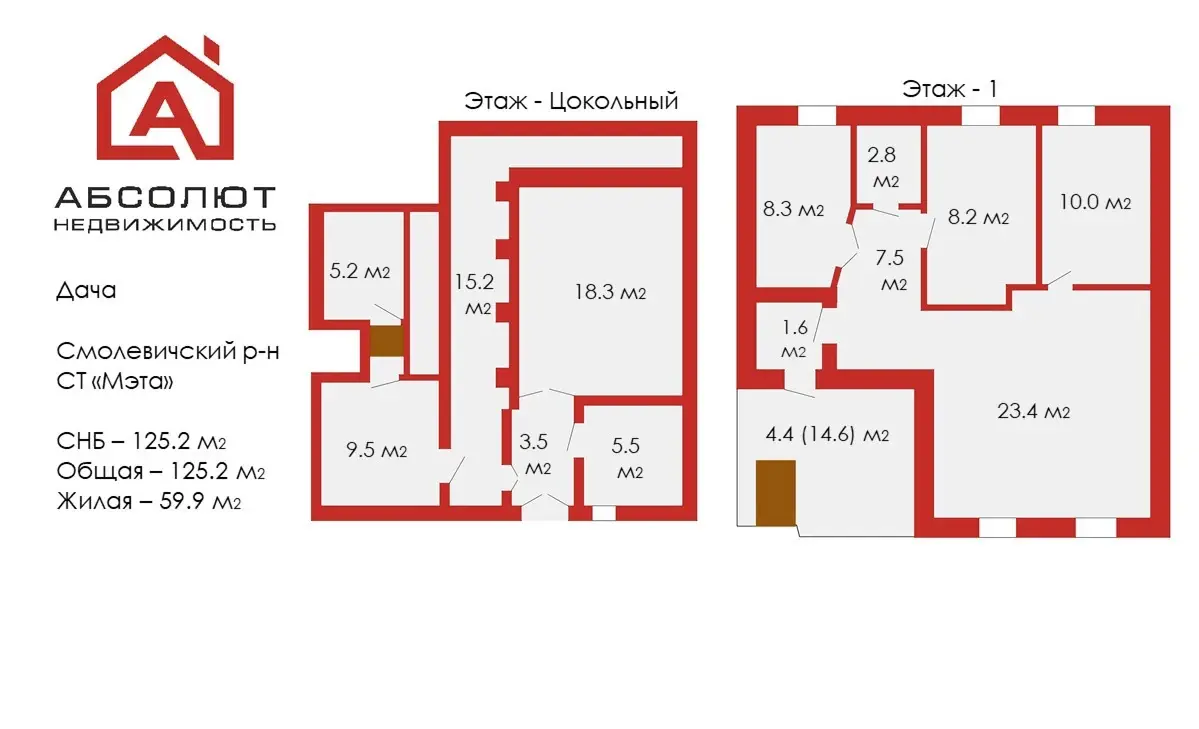Продажа 1-этажной дачи в Мэта Минская область, 89900USD, код 185441 - фото 53
