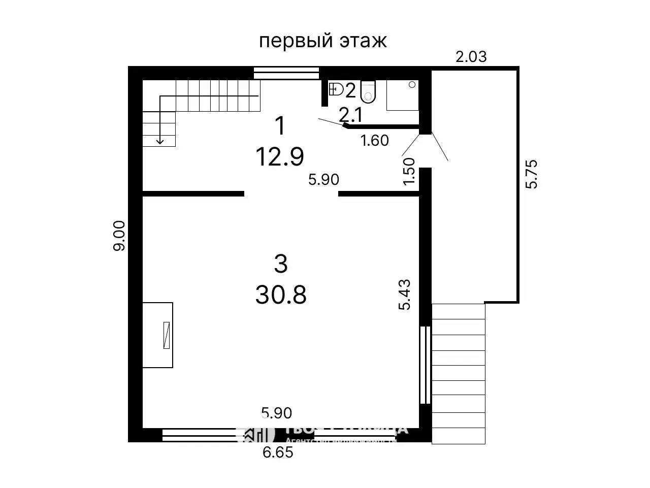 Продажа 3-этажной дачи в Солнечная поляна-2 Минская область, 357777BYN, код 186123 - фото 32
