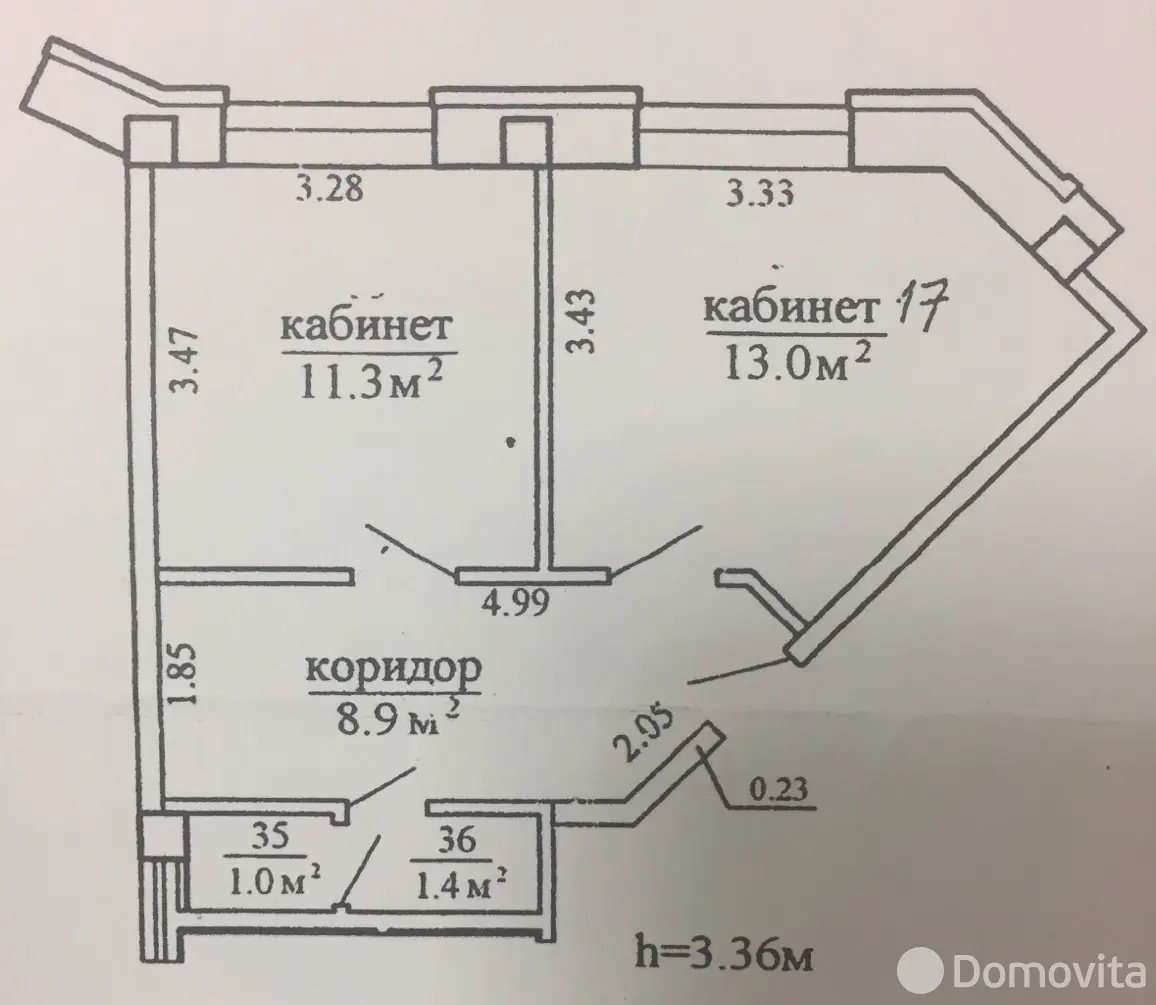 Купить офис на ул. Притыцкого, д. 83 в Минске, 227441BYN, код 10521 - фото 19
