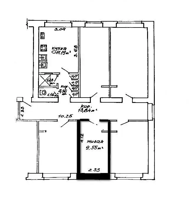 комната, Минск, ул. Академическая, д. 23, стоимость продажи 64 000 р.