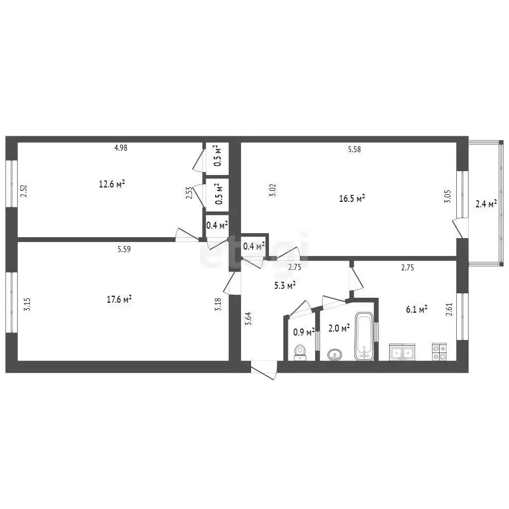 Купить комнату в Минске, ул. Антоновская, д. 30, цена 319000 BYN, код 7774 - фото 11
