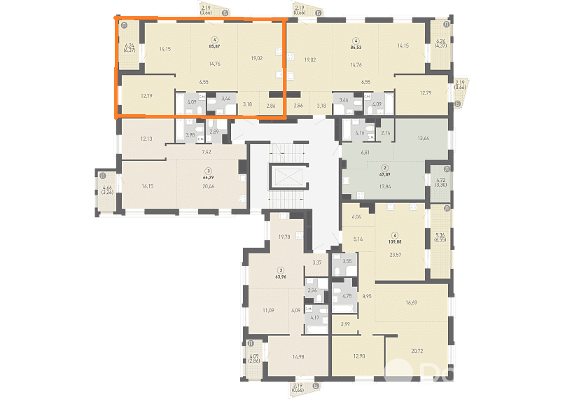 Продажа 4-комнатной квартиры в Копище, ул. Авиационная, д. 7, 139968 USD, код: 1007351 - фото 2