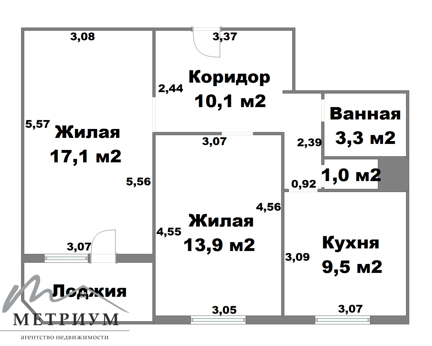 Продажа 2-комнатной квартиры в Минске, Игуменский тр-т, д. 24, 85000 USD, код: 1022422 - фото 1
