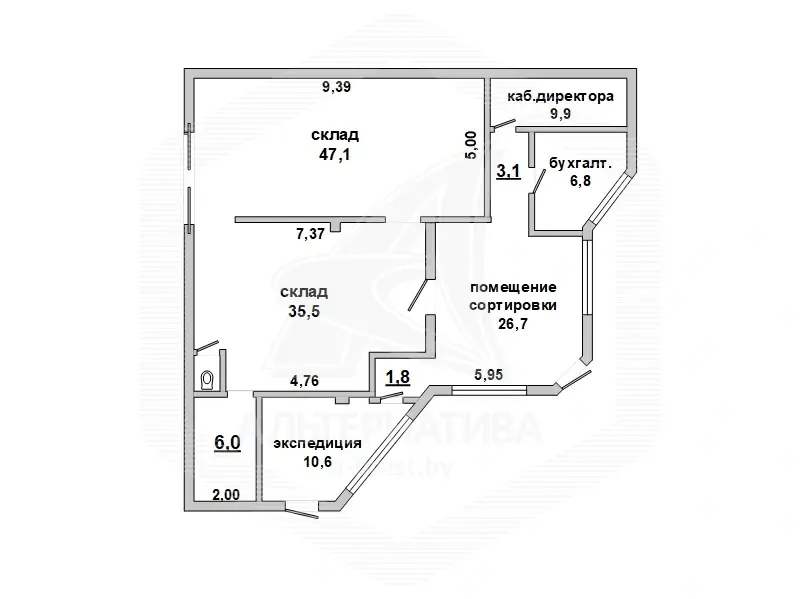 Продажа торговой точки в Бресте, 443460BYN, код 993051 - фото 12