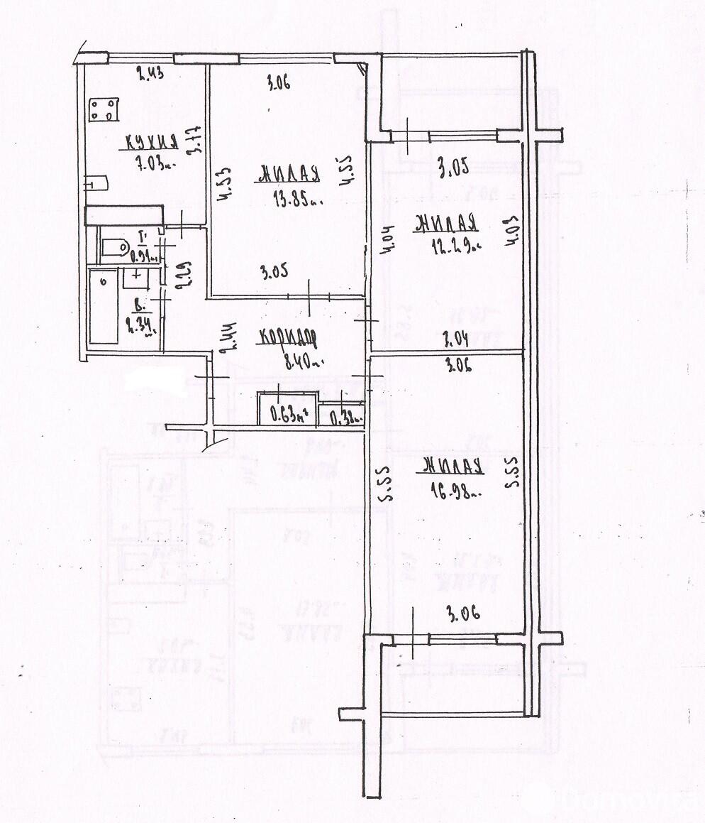 квартира, Минск, ул. Лейтенанта Кижеватова, д. 64, стоимость продажи 281 384 р.