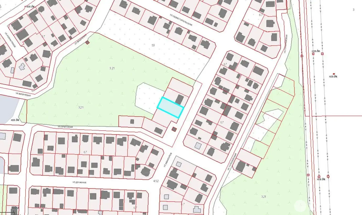 участок, Мачулищи, ул. Авиаторов, д. 22, стоимость продажи 186 159 р.