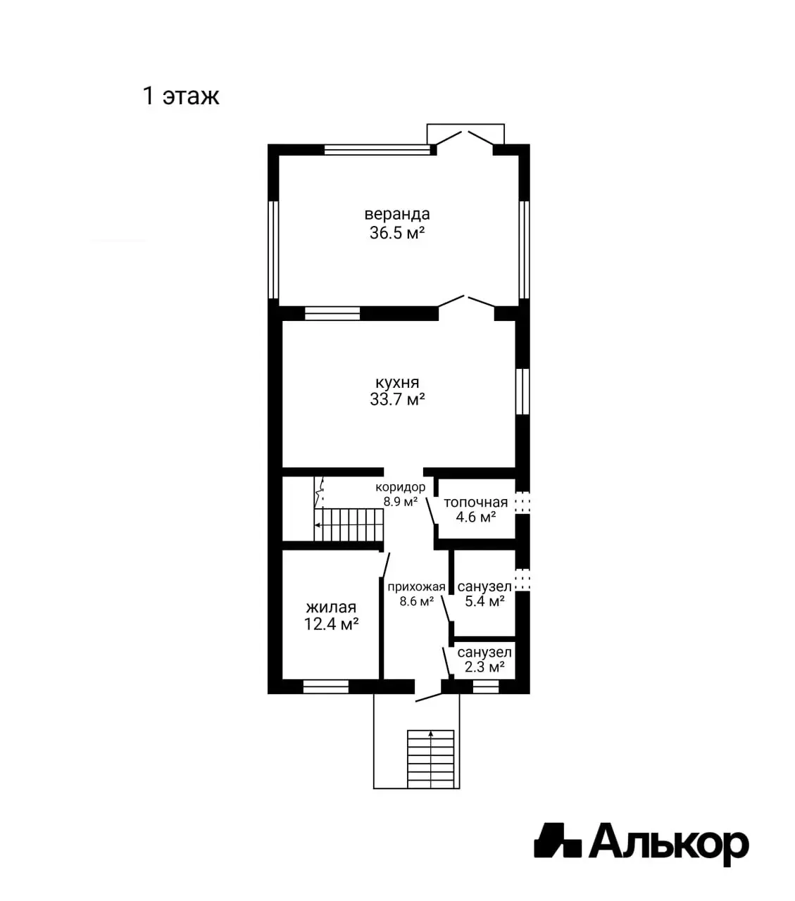 Продажа 2-этажного дома в Заямном, Минская область ул. Центральная, 149000USD, код 653152 - фото 19