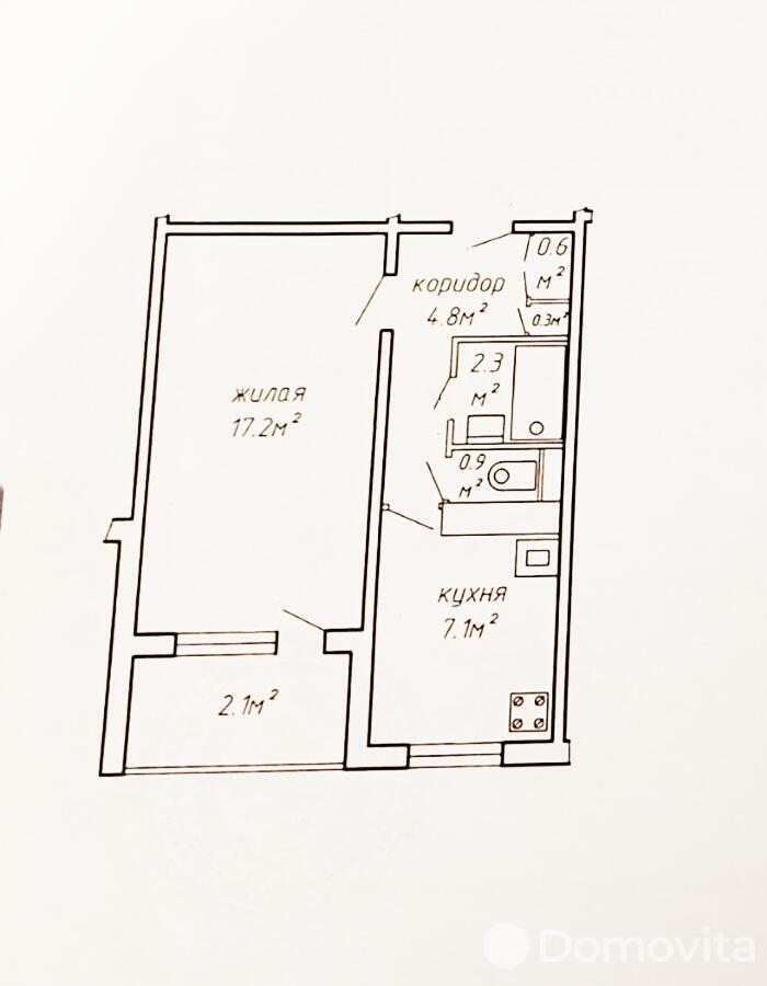 Продажа 1-комнатной квартиры в Минске, пр-т Газеты Звязда, д. 17, 66900 USD, код: 1029607 - фото 2