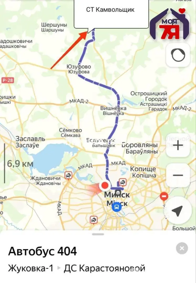 Цена продажи участка, Камвольщик, 