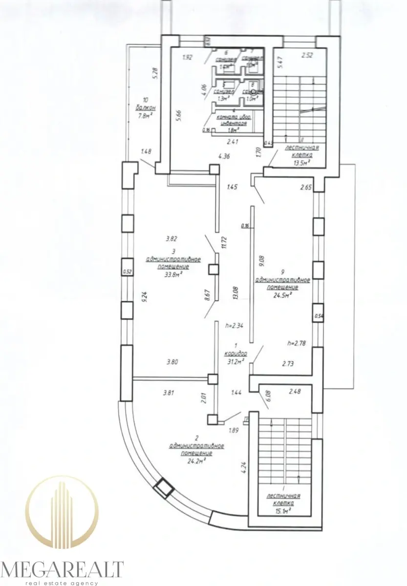 Аренда офиса на ул. Марьевская, д. 5А в Минске, 556USD, код 15357 - фото 24