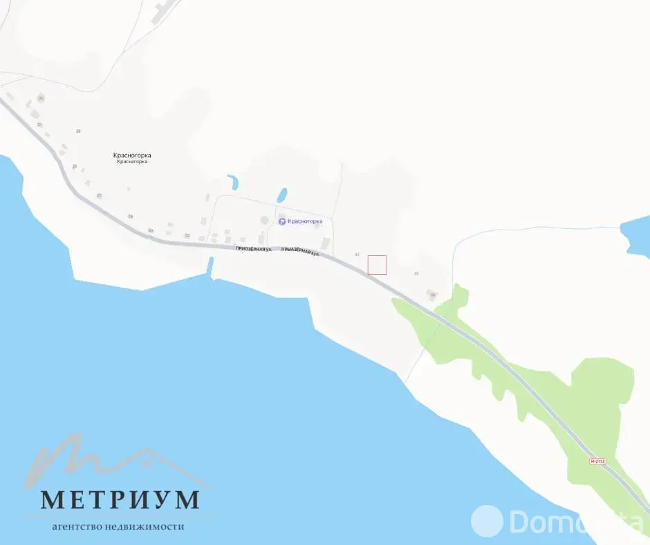 продажа участка, Красногорка, ул. Приозёрная, д. 43
