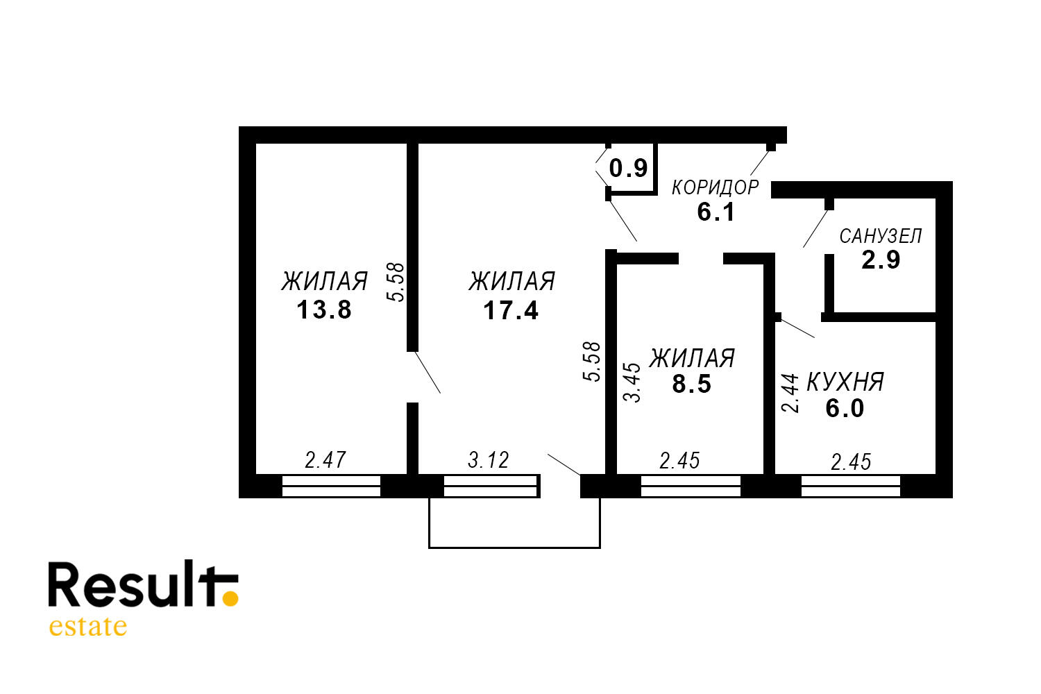 Продажа 3-комнатной квартиры в Минске, ул. Бирюзова, д. 23, 70000 USD, код: 1081916 - фото 2